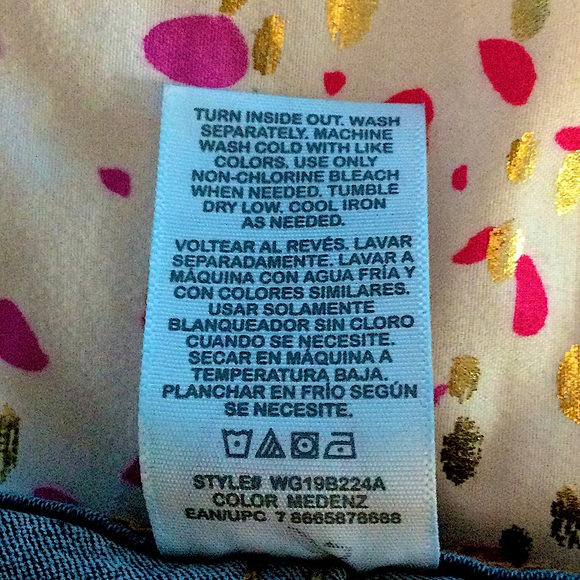 Girls Denim Skirt - Picture 4 of 6